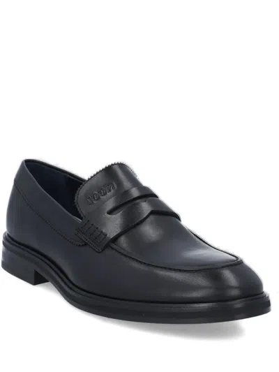 Joop Pero Kleitos Penny Leather Loafers In Black