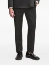 Joop Pleated-front Trousers In Gray