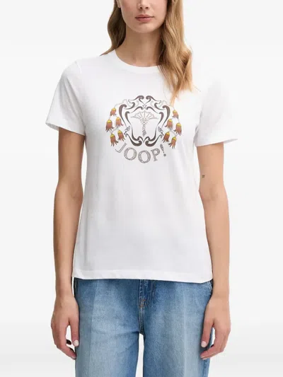 Joop T-shirt Mit Print In White