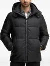 Joop Quilted Monogram Jacket In Black