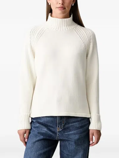 Joop Raglan-sleeve High-neck Sweater In Animal Print