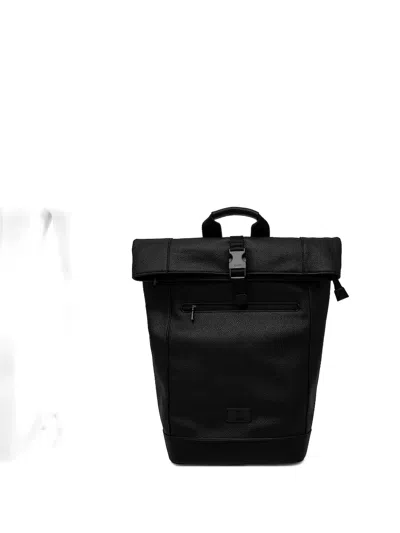 Joop Roll-top Buckle Backpack In Black