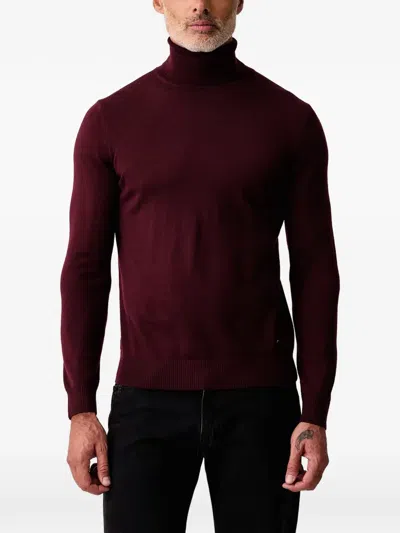 Joop Roll-neck Sweater In Burgundy