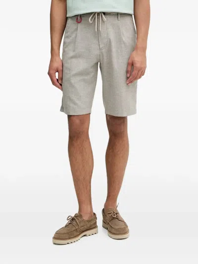 Joop Ruby Drawstring-waist Shorts In Gray