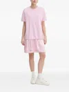 Joop Ruffled-hem T-shirt Mini Dress In Pink