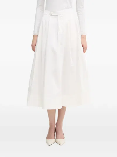 Joop Sagira A-line Midi Skirt In White