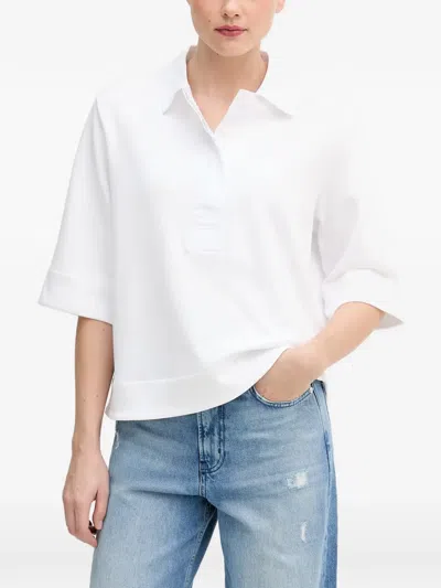 Joop Short-sleeve Polo Top In White
