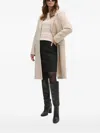 Joop Single-breasted Wool Coat In Neutral