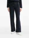 Joop Talina Stripe Drawstring Trousers In Blue
