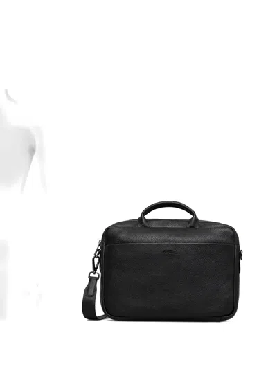Joop Top-handle Leather Briefcase In Black