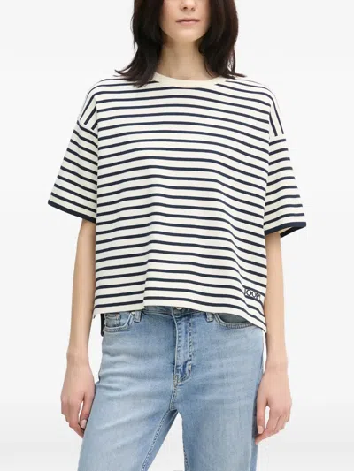 Joop Tricia Striped T-shirt In White