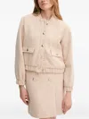 Joop Tweed Flap-pocket Jacket In White