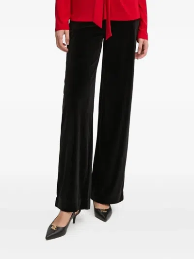 Joop Velvet Trousers In Black