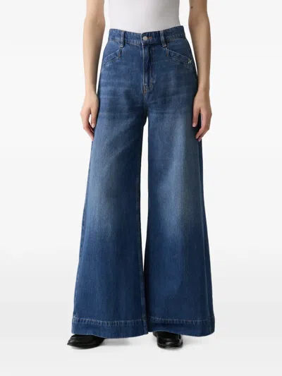 Joop Wide-leg Jeans In Blue