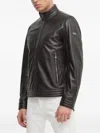 Joop Zip-fastening Leather Jacket In Black