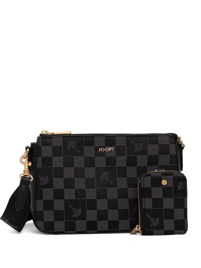Joop Zip-up Cross Body Bag In Black