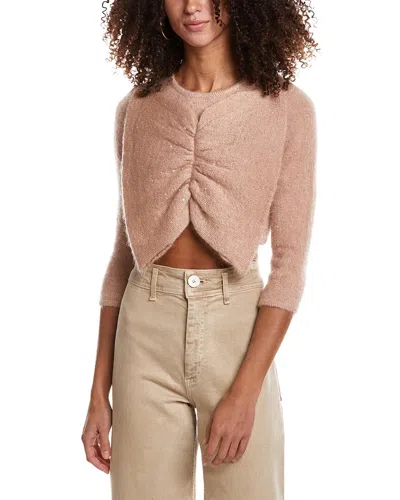 Joostricot Bow Mohair & Silk-blend Sweater In Pink