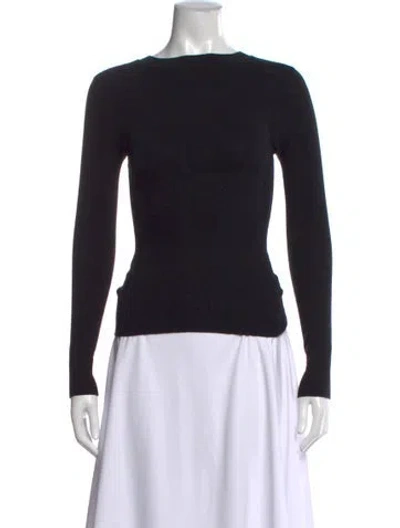 Pre-owned Joostricot Crew Neck Long Sleeve Top In Black