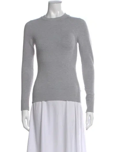 Pre-owned Joostricot Crew Neck Long Sleeve Top In Gray