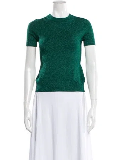 Pre-owned Joostricot Crew Neck Short Sleeve Top In Green