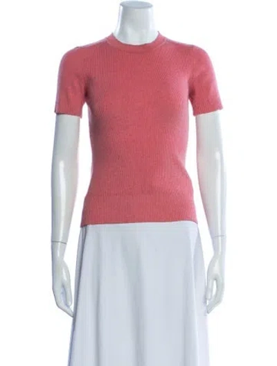 Pre-owned Joostricot Crew Neck Short Sleeve Top In Pink