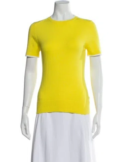 Pre-owned Joostricot Crew Neck Short Sleeve T-shirt In Yellow