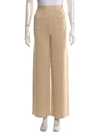 Pre-owned Joostricot Linen Wide Leg Pants In Neutral