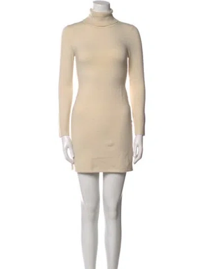 Pre-owned Joostricot Merino Wool Mini Dress W/ Tags In Neutral
