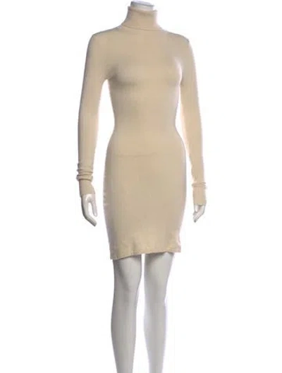 Pre-owned Joostricot Merino Wool Turtleneck Sweater In Neutrals