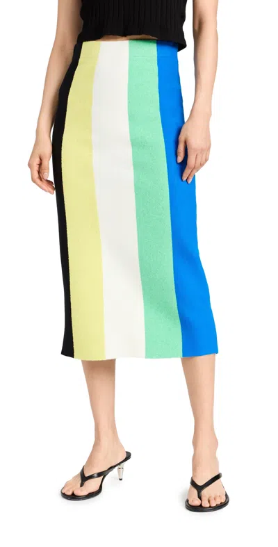 Joostricot Midi Skirt Black Multi