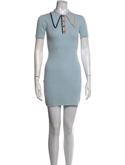 Pre-owned Joostricot Mini Dress In Blue