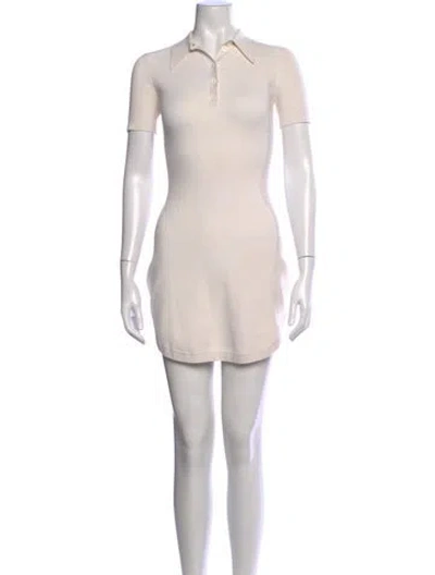 Pre-owned Joostricot Mini Dress In Neutrals