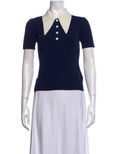 Pre-owned Joostricot Short Sleeve Polo In Blue