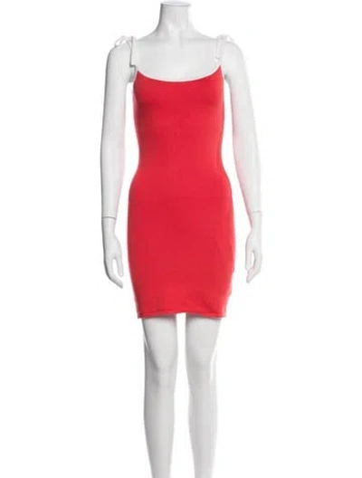 Pre-owned Joostricot Square Neckline Mini Dress In Multi