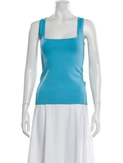 Pre-owned Joostricot Square Neckline Sleeveless Top W/ Tags In Blue