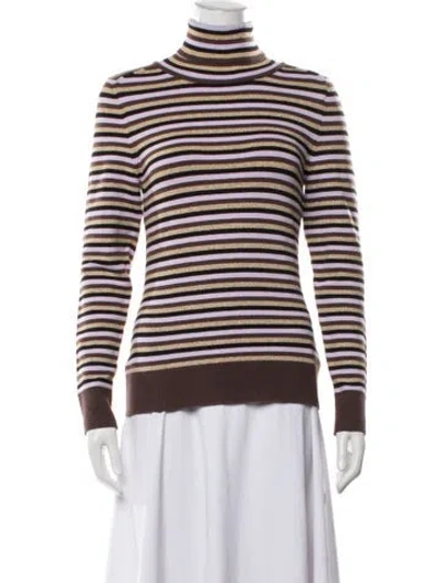 Pre-owned Joostricot Striped Turtleneck Sweater W/ Tags In Multicolor