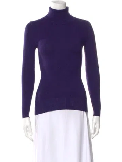 Pre-owned Joostricot Turtleneck Sweater In Purple