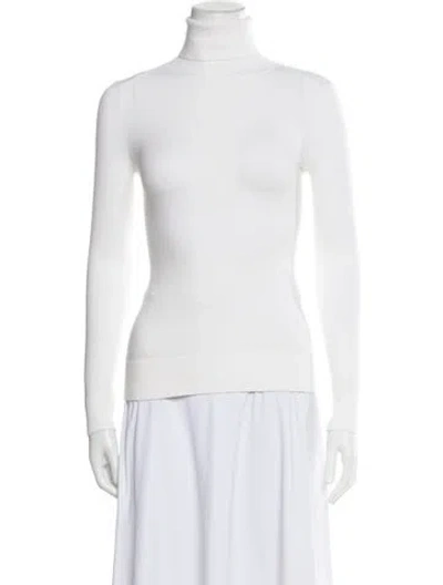 Pre-owned Joostricot Turtleneck Sweater In White