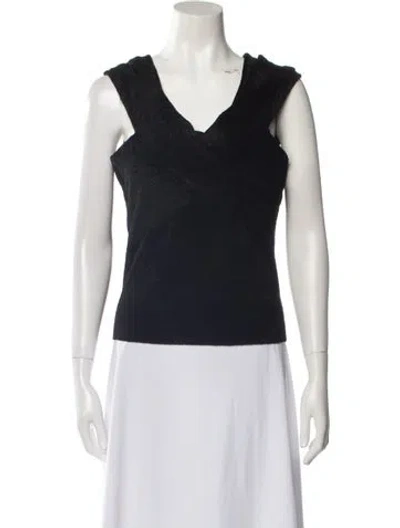 Pre-owned Joostricot V-neck Sleeveless Top W/ Tags In Black