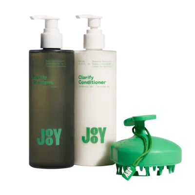 Jooy Scalp Shampoo & Conditioner Bundle In Transparent