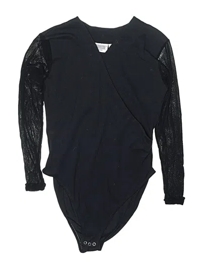 Pre-owned Jordache Bodysuit In Black