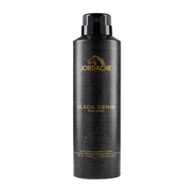 Jordache Men's Black Denim Deodorant Body Spray 6 oz Fragrances 850028438244 In White