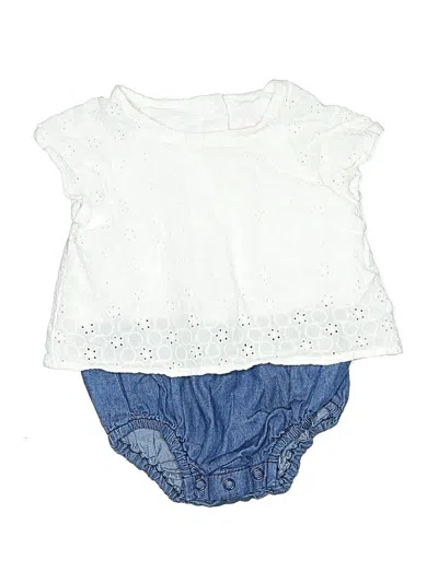 Pre-owned Jordache Babies' Short Sleeve Outfit In Blue