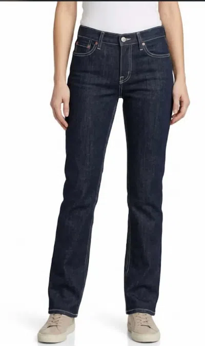 Jordache Women's Heather Slim Bootleg Jeans In Indigo In Blue