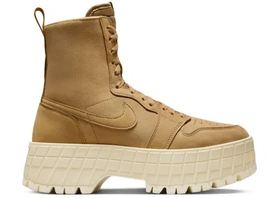 Pre-owned Jordan 1 Brooklyn (women's) Sneakers In Wheat/muslin In Brown
