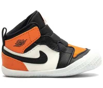 Pre-owned Jordan 1 Crib Bootie Shattered Backboard Sneakers In Sail/black/starfish