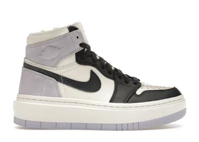 Pre-owned Jordan 1 Elevate High Lilac Black Toe (women's) Sneakers In Titanium/sail/dark Smoke Grey