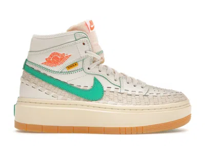 Pre-owned Jordan 1 Elevate High Sp Union La Bephies Beauty Supply Summer Of ‘96 (women's) Sneakers In Sail/kinetic Gr