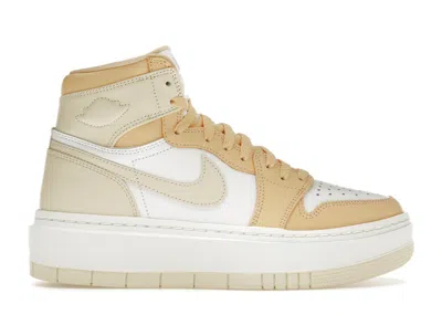 Pre-owned Jordan 1 Elevate High (women's) Sneakers In Celestial Gold/white/sail