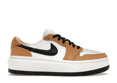 Pre-owned Jordan 1 Elevate Low Rookie Of The Year (women's) Sneakers In Golden Harvest/black/white